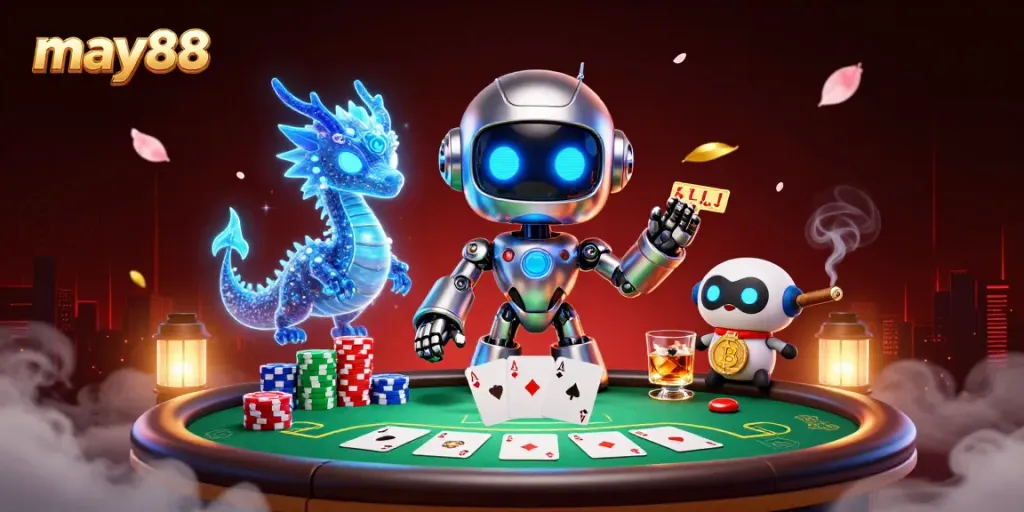 Engage in thrilling poker battles at may88 while enjoying a vibrant casino atmosphere.