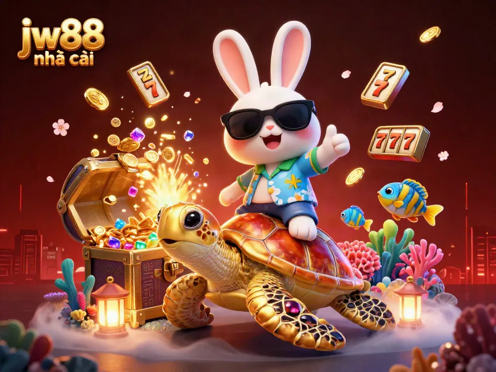 Engage with jw88 nhà cái's vibrant online casino world featuring playful characters and thrilling games.