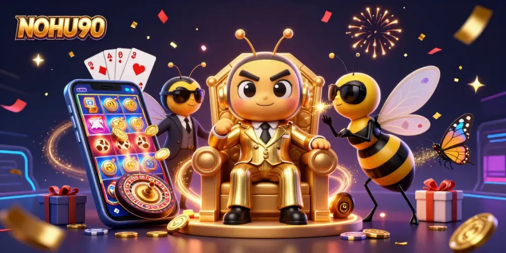 Experience the thrill of NOHU90 with engaging slot games and vibrant gaming elements.