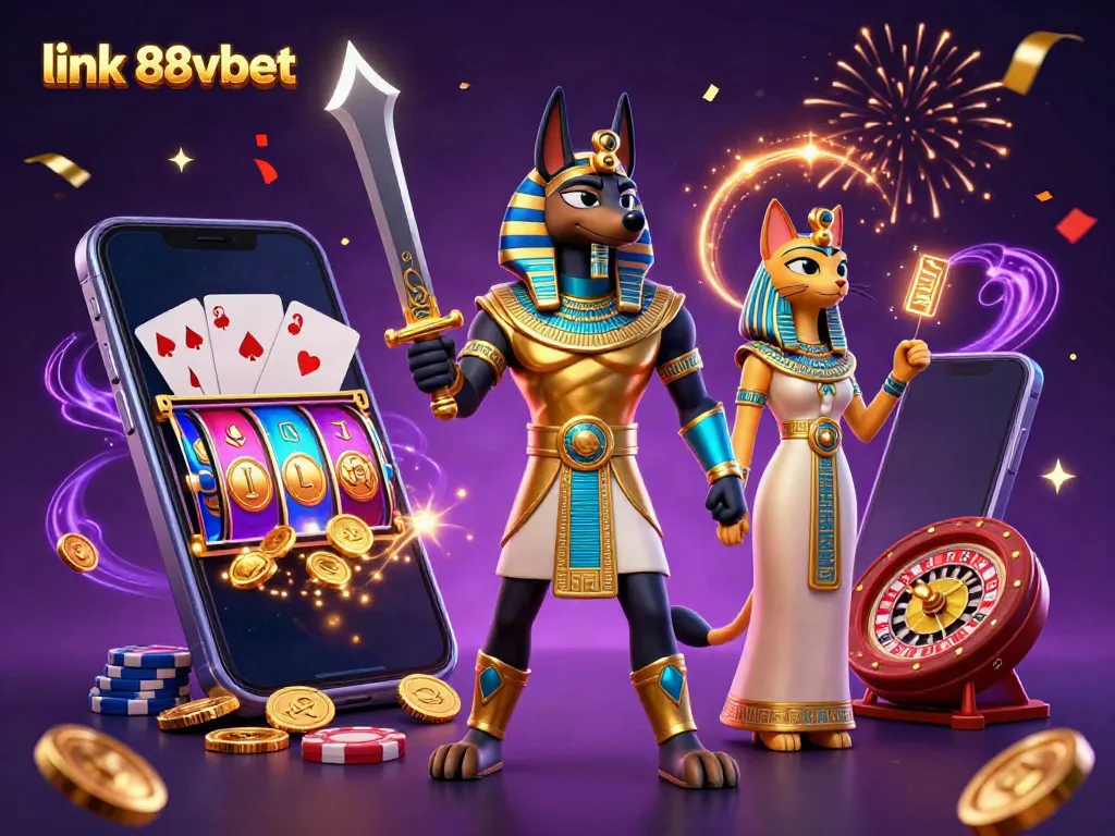 Engage with the excitement of link 88vbet featuring ancient Egyptian warriors and thrilling casino elements.