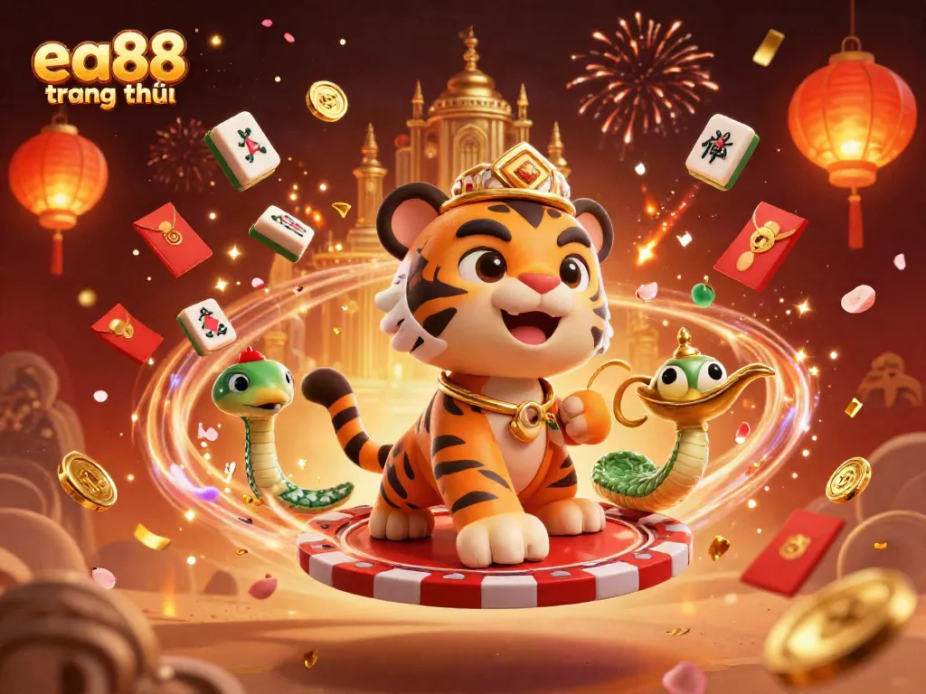 Engage in winning strategies with the captivating ea88 trang chủ, featuring a vibrant casino scene.