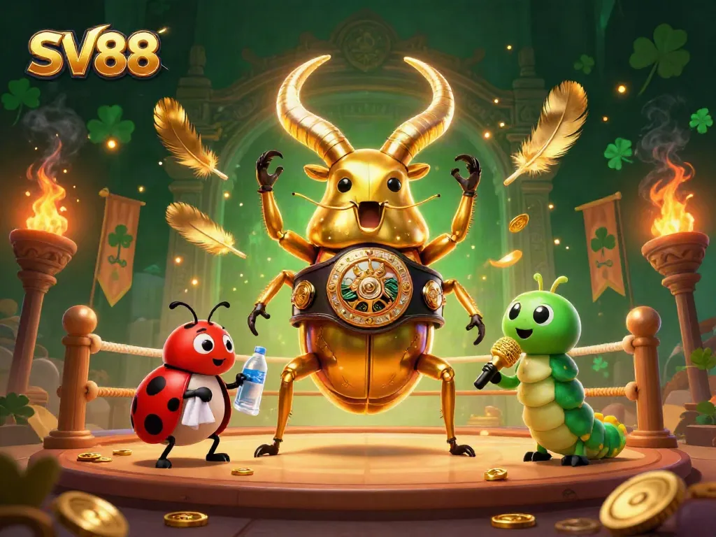 Experience thrilling bets with SV88's vibrant casino showdown featuring epic characters.