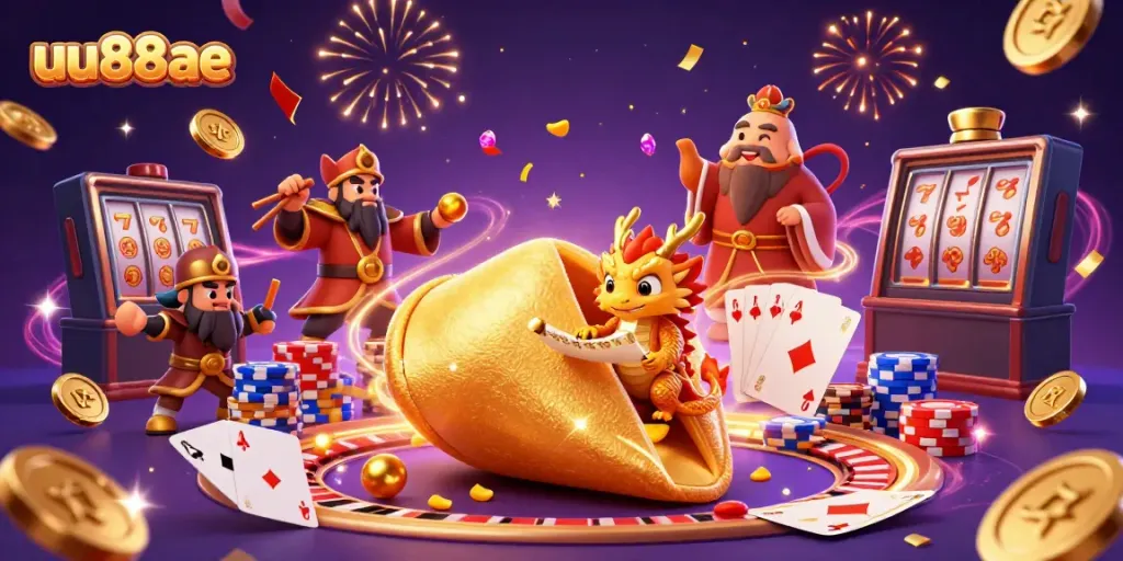 Experience winning strategies with uu88ae in a vibrant, dynamic casino scene full of action and excitement.