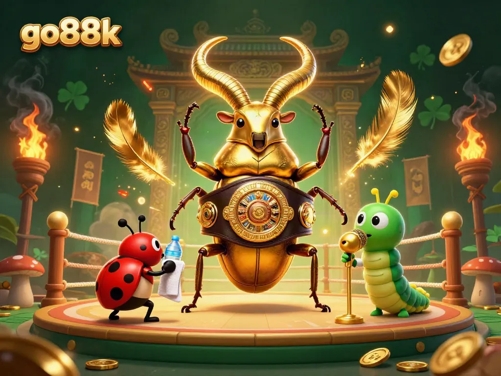 Engage with the go88k gaming experience featuring vibrant characters in a thrilling casino scene.