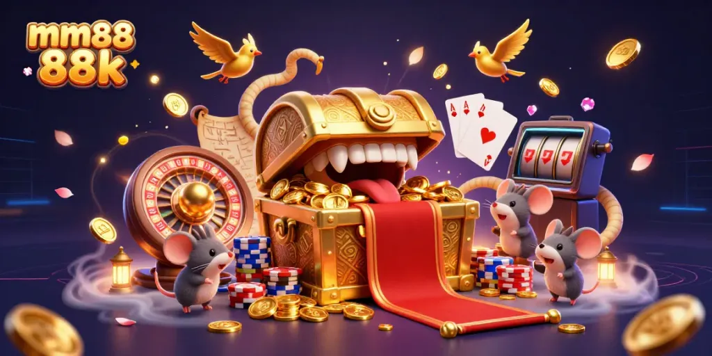 Experience the thrill of mm88 88k as golden treasures and games promise winning riches.